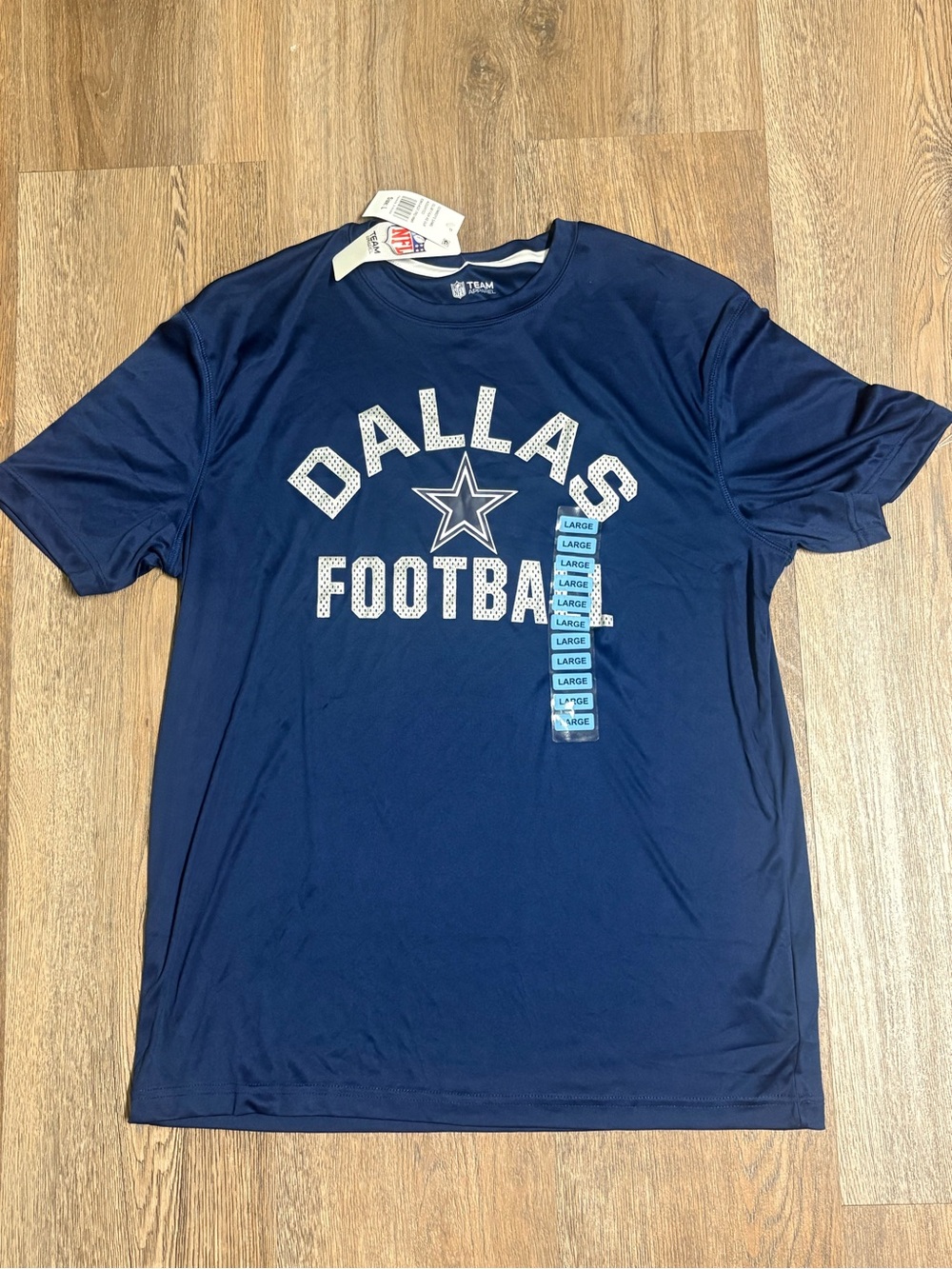 Dallas Football Navy Short-Sleeve Performance Tee